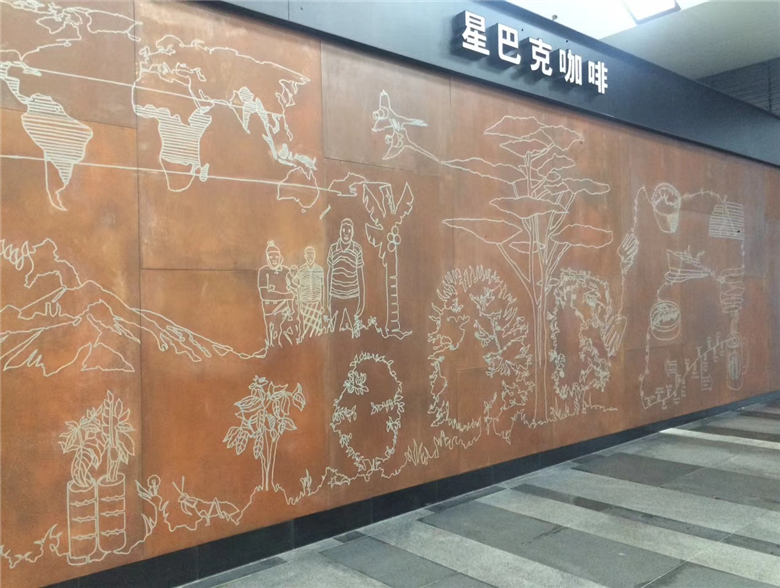 龙门耐候钢幕墙